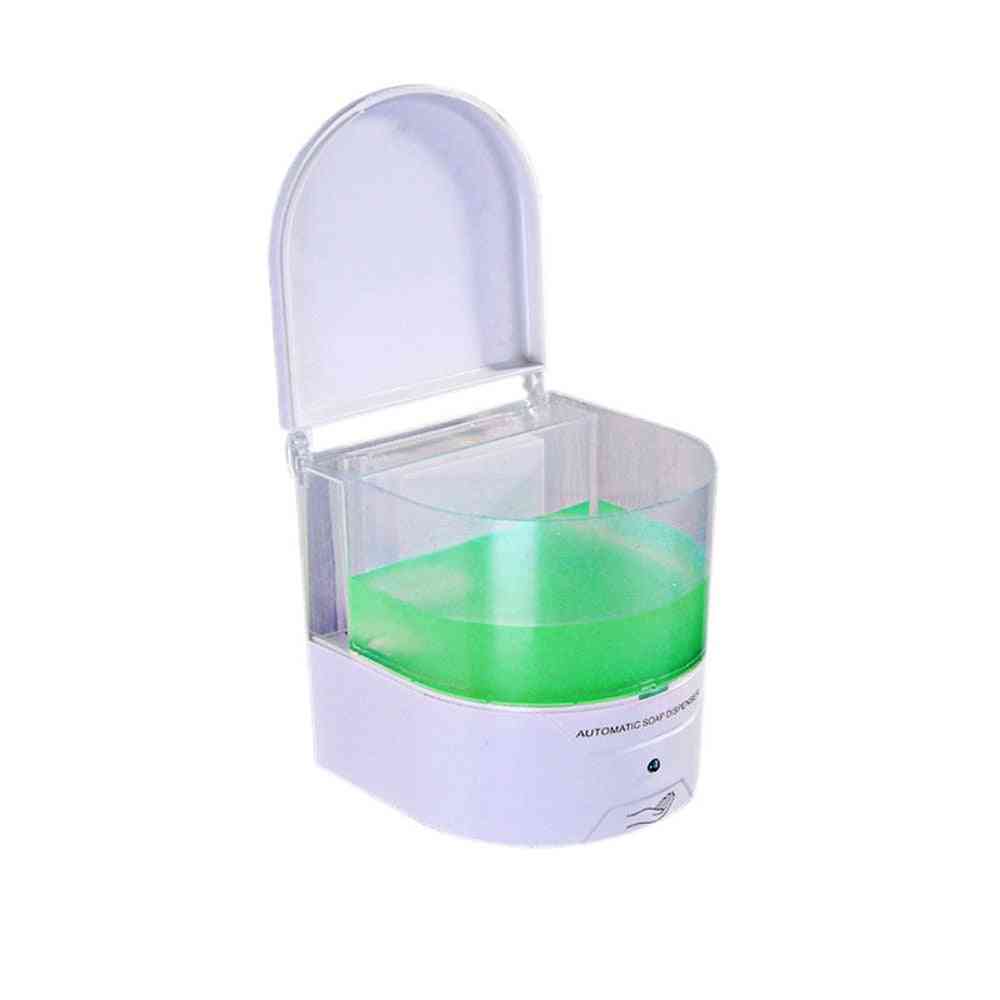 Seifenspender 600 ml automatische Smart-Sensor-Flüssigkeit an der Wand für Bad / Küche - automatischer Seifenspender (weiß 600 ml)
