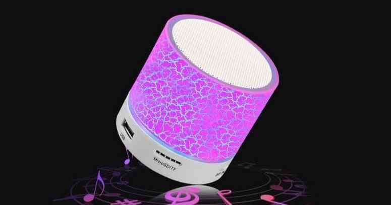 Wireless Portable Bluetooth-speaker -mini Led Music Column