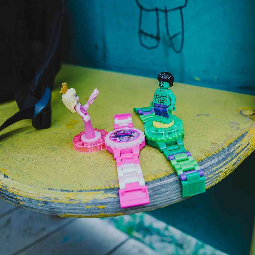 Børn pædagogisk ur legetøj til børn, flagermus jern mand vidunder elektroniske gadgets prinsesse piger fødselsdagsgave