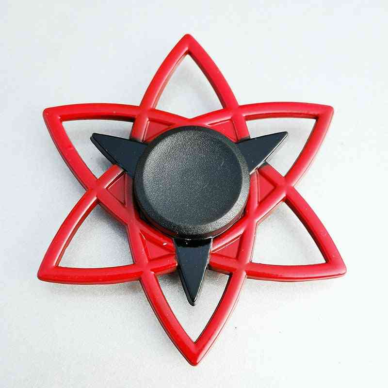 Naruto palec spinner tri cross fidget metalowa zabawka edc nadziewarka dla dziecka / dorosłych