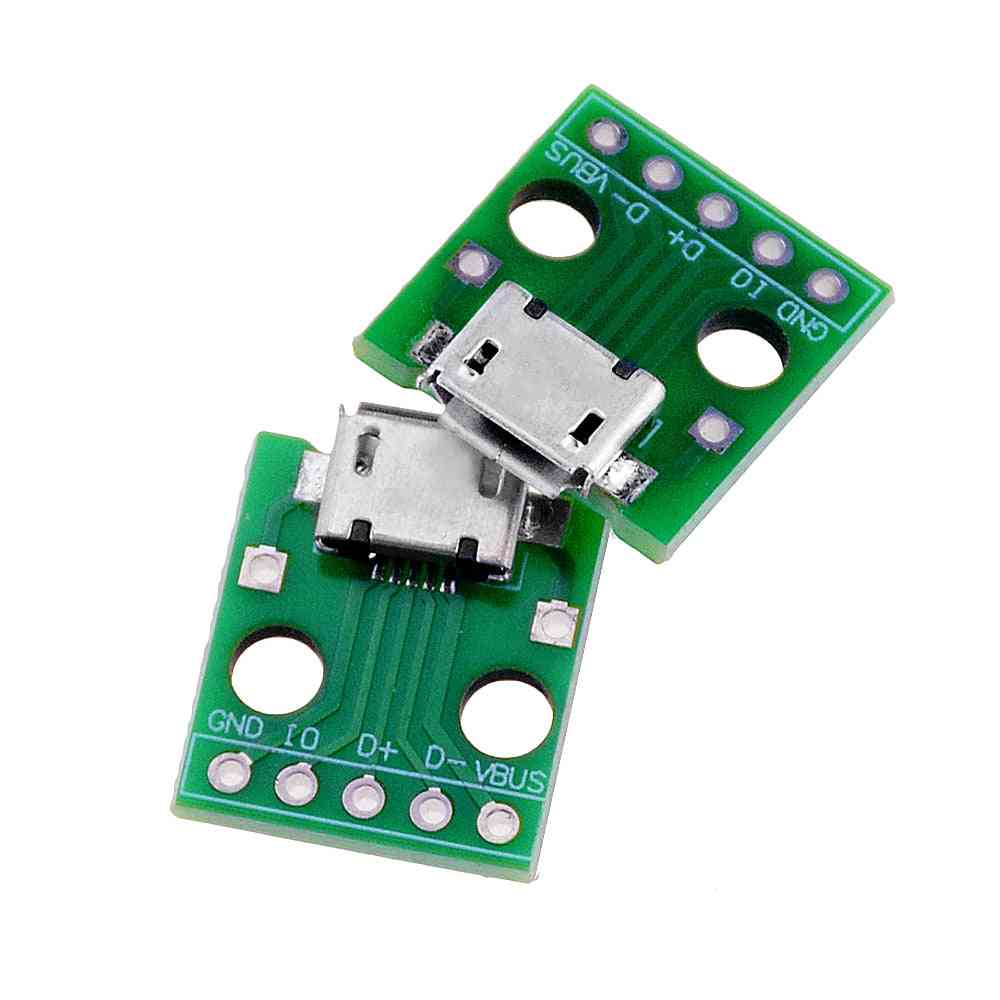 Micro usb to dip adaptér - 5-pinový ženský konektor