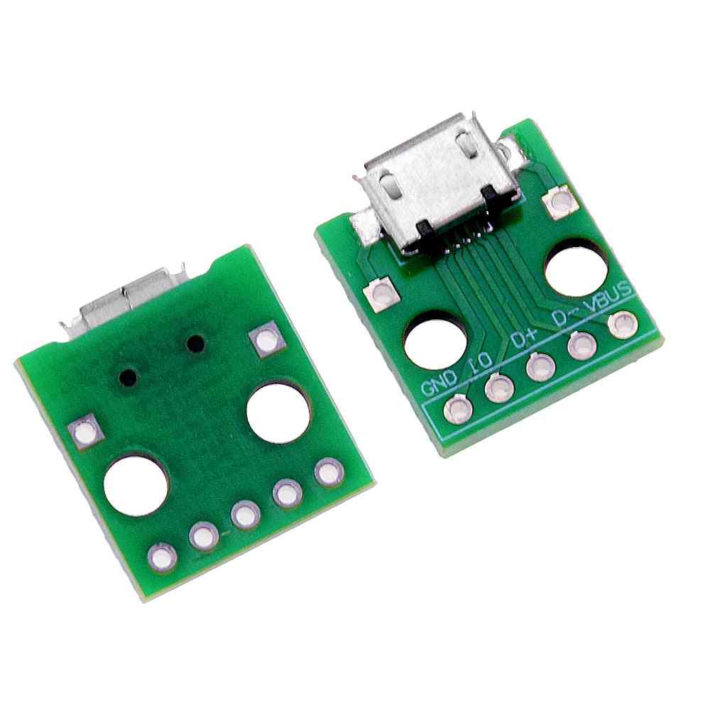 Micro usb to dip adaptér - 5-pinový ženský konektor
