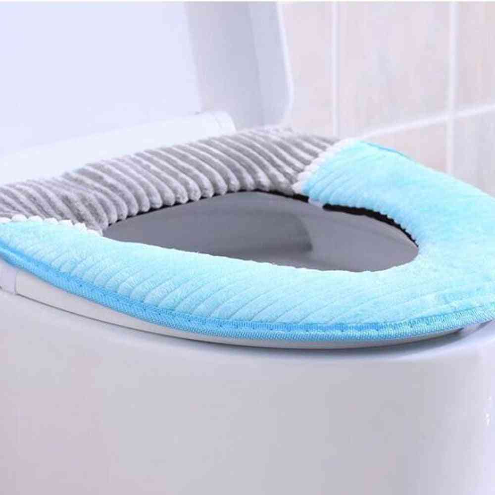 Toilet Seat Cover - Sticky Buckle Waterproof Thickened Cushion
