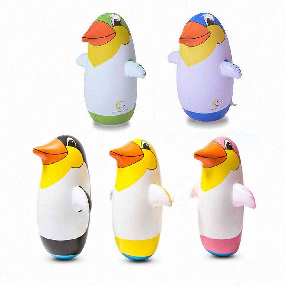 Uppblåsbar pingvin barn pool strand fest dekor leksaker