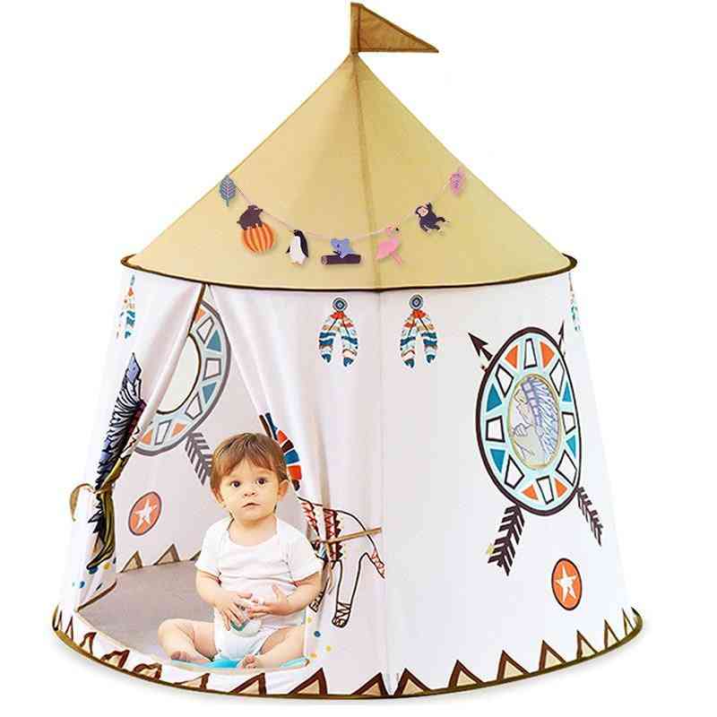 Tent House - Portable Princess Castle Indoor Teepee Play