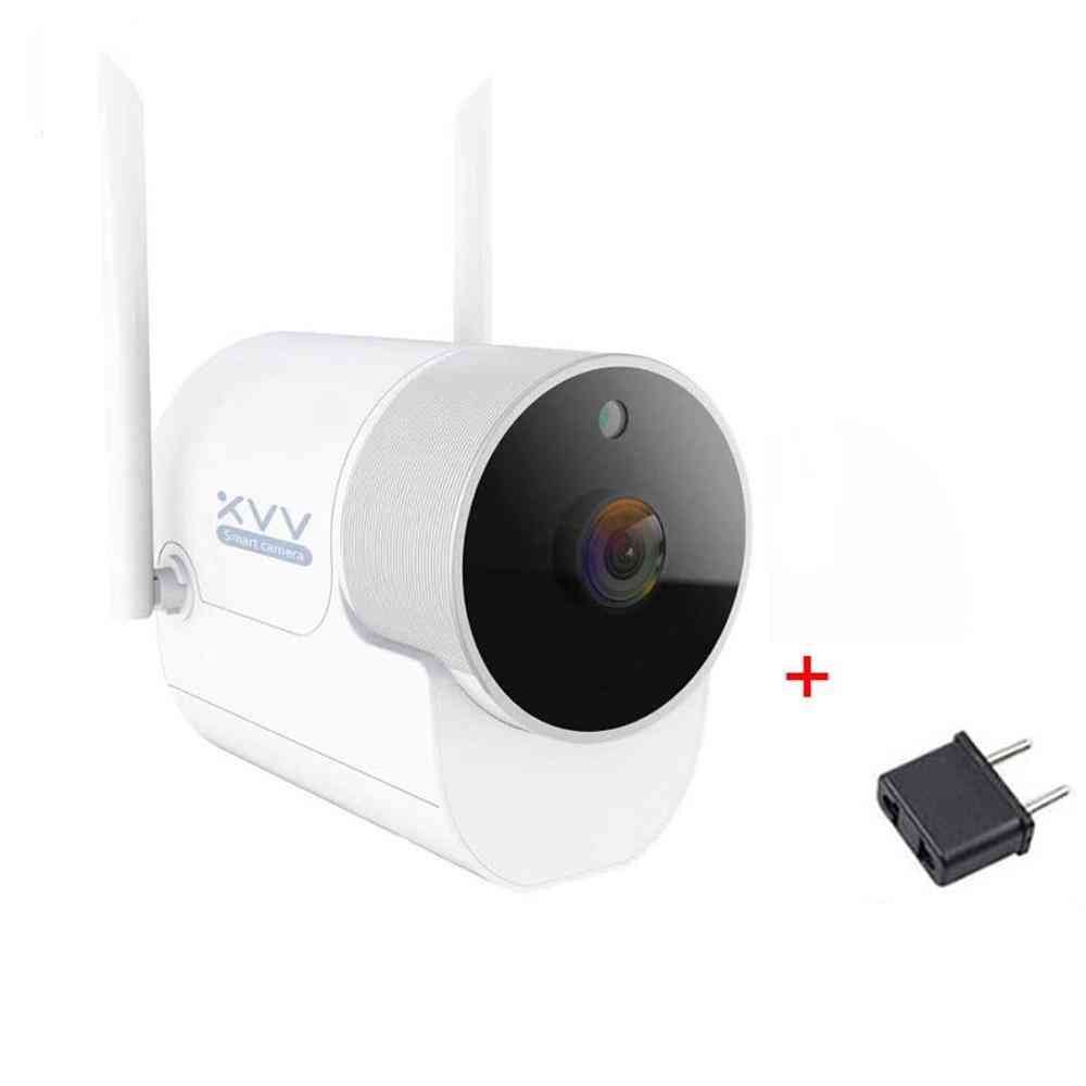 Smart Outdoor Camera - Waterproof With 150° Wide Angle And 1080p Wifi Night Vision For Surveillance