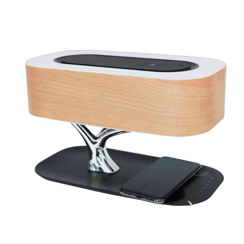 Tree Light Table Lamp Music Bluetooth Speaker Bed Wifi Speaker Led Mobile Phone Wireless Charging For Living Room