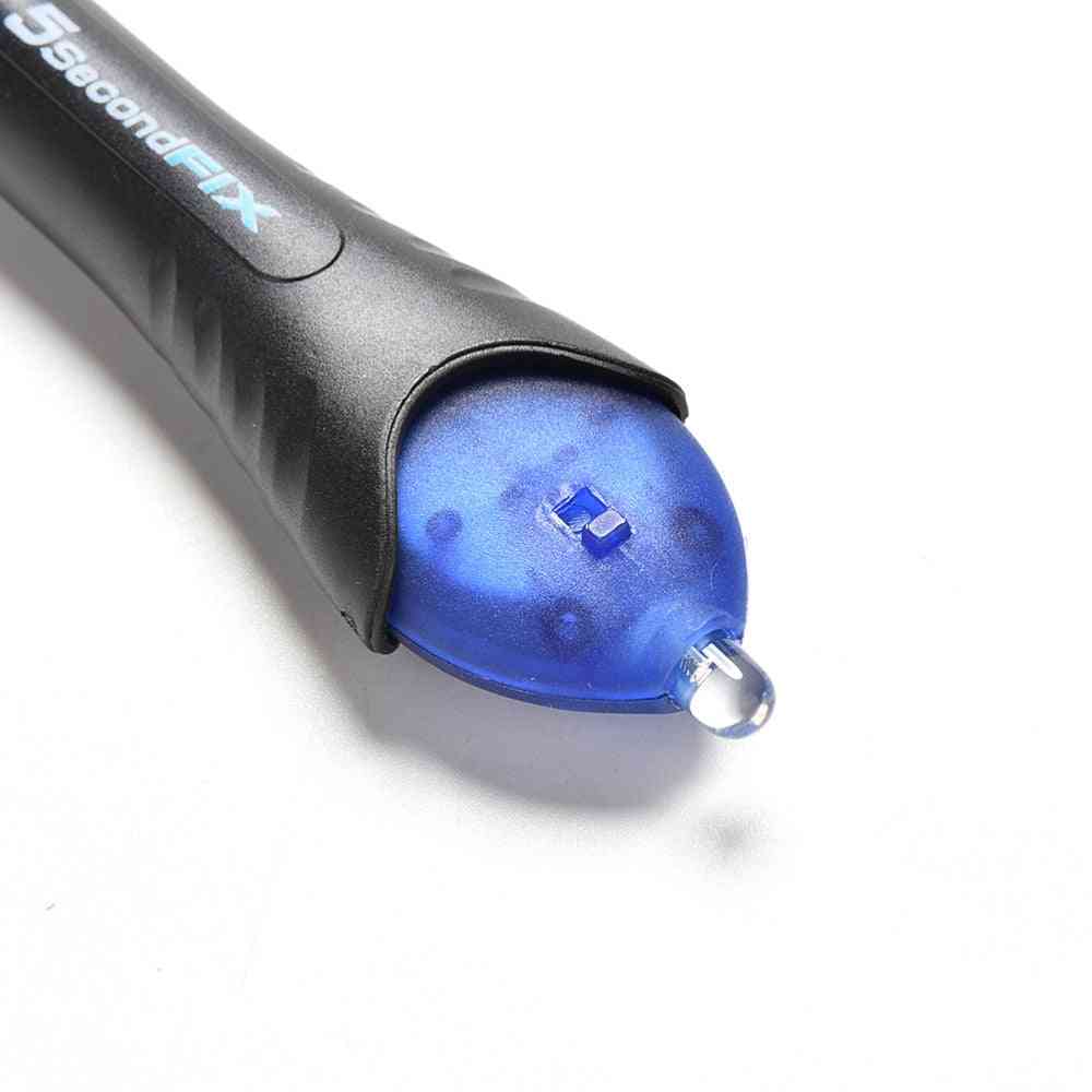 Hurtig fix superdrevet flydende plast svejsning uv lys lim pen i caulk mobiltelefon linje reparationsværktøj -