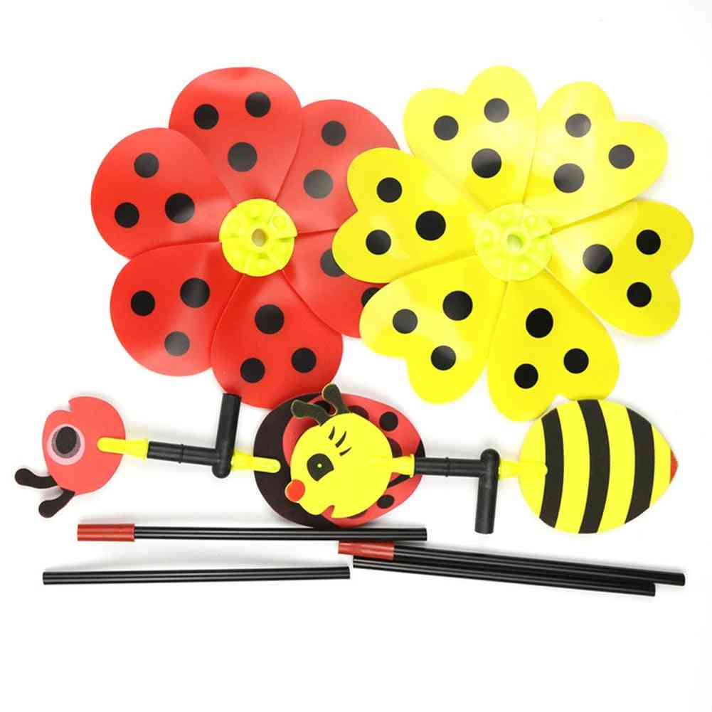 Ladybug Design Windmill For Home Yard, Garden Decor