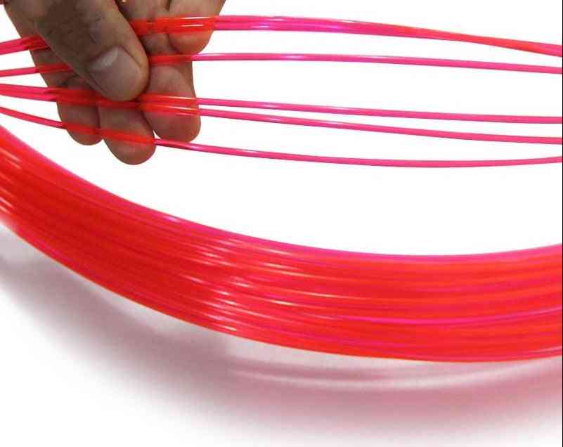 1 m / 1,5 mm / 1,0 mm / 0,75 mm / 0,5 mm Nano-Glasfaserleuchten Kunststoff-LED-Kabel, Fluoreszenzflex für die Beleuchtung des Visierbogens - rot / 0,5 mm