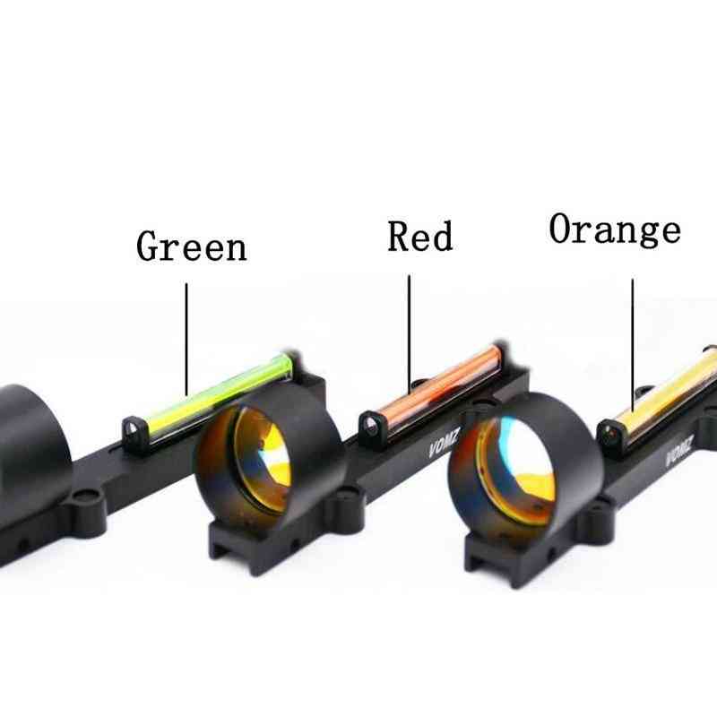 1m / 1,5 mm / 1,0 mm / 0,75 mm / 0,5 mm nano-optiska fiberljus plast-ledad kabel, fluorescens flex för pistolbågsiktbelysning - röd / 0,5 mm