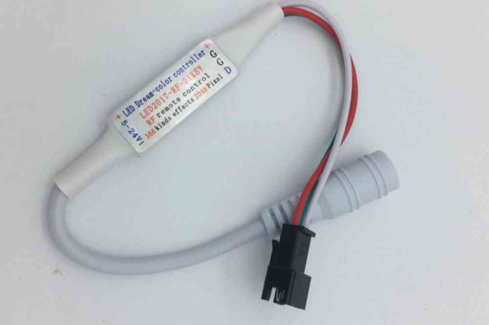 21-nøgle RF-controller Magic RGB LED-controller med fjernbetjening til WS2812B WS2811 LED Strip (21 nøgler) -
