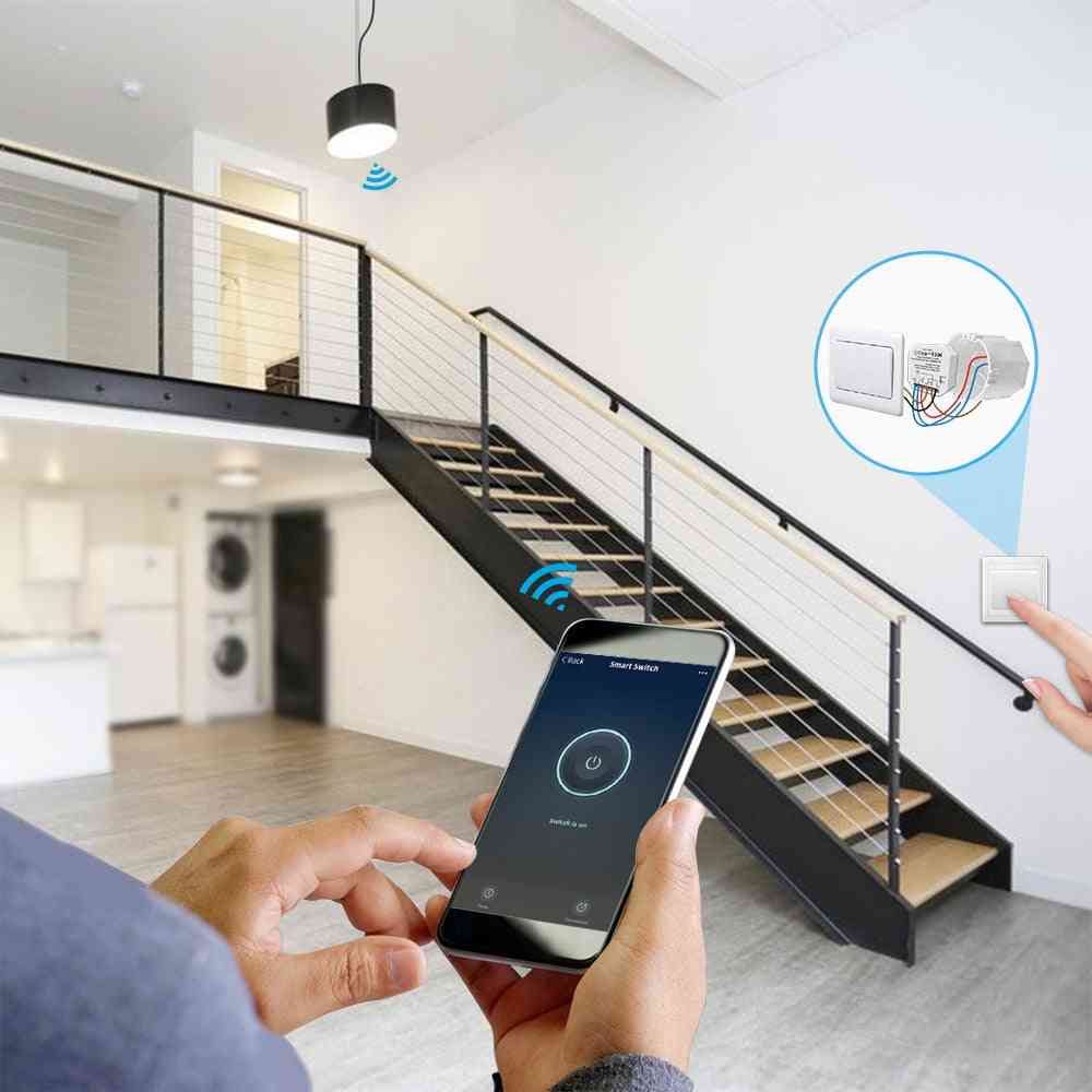 Smart Life Wifi Switch Relay Breaker Module- Automation Smart Lighting With Google Home Alexa