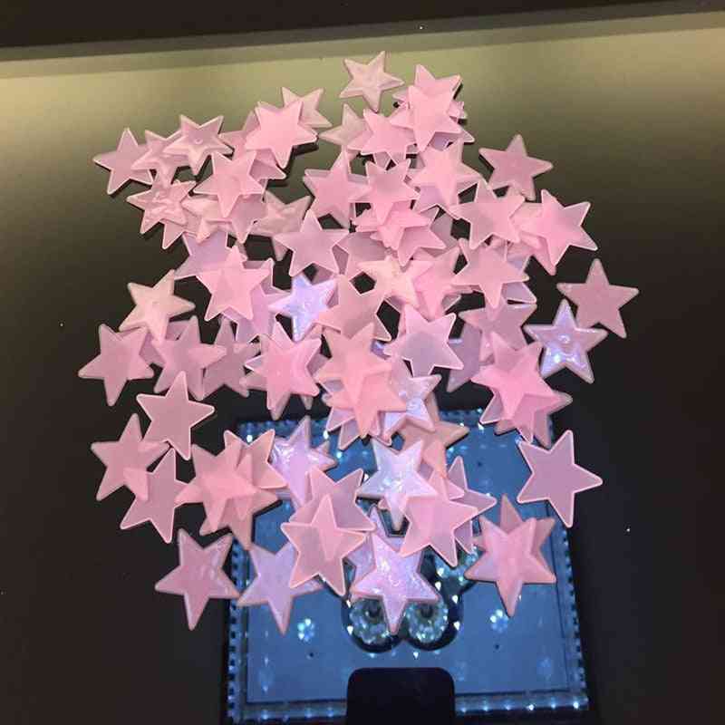 Glow In The Dark Luminous Star Stickers  Decals Bedroom Fluorescent Painting Pvc For Kids Room
