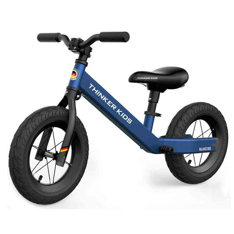 Loopfiets / loopfiets met twee wielen voor kinderen van 5-7 jaar - zwart