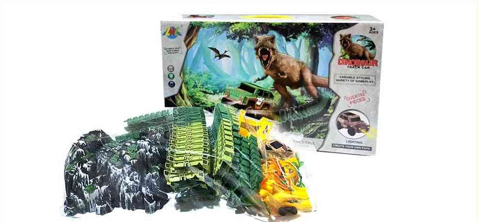 Race Track, Road Military - Diecast Flexible Dinosaur Educational Toy