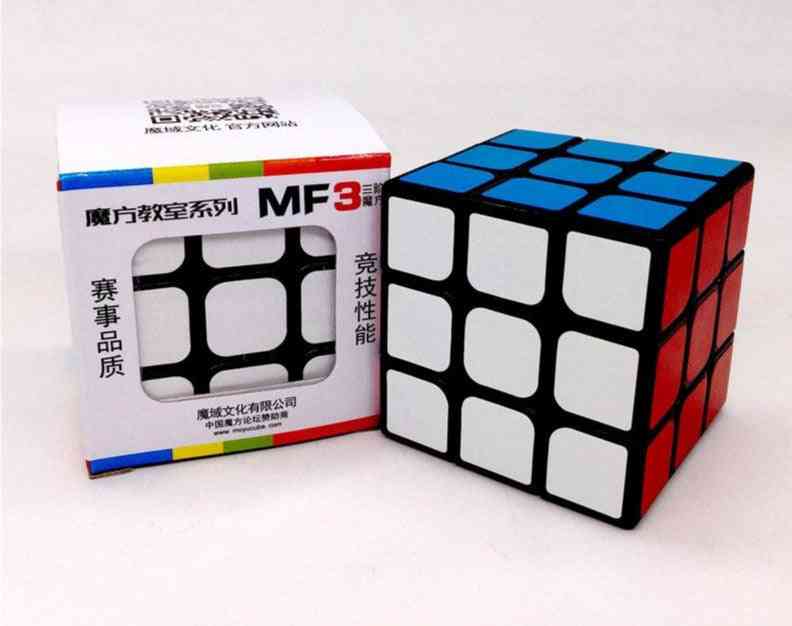 Jogo profissional de puzzle cubo mágico 3x3x3, brinquedos suaves giratórios para crianças