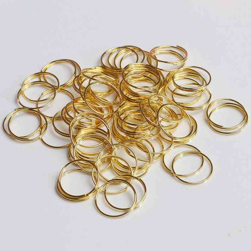Round Stainles Steel Ring Crystal For Chandelier Ball Parts