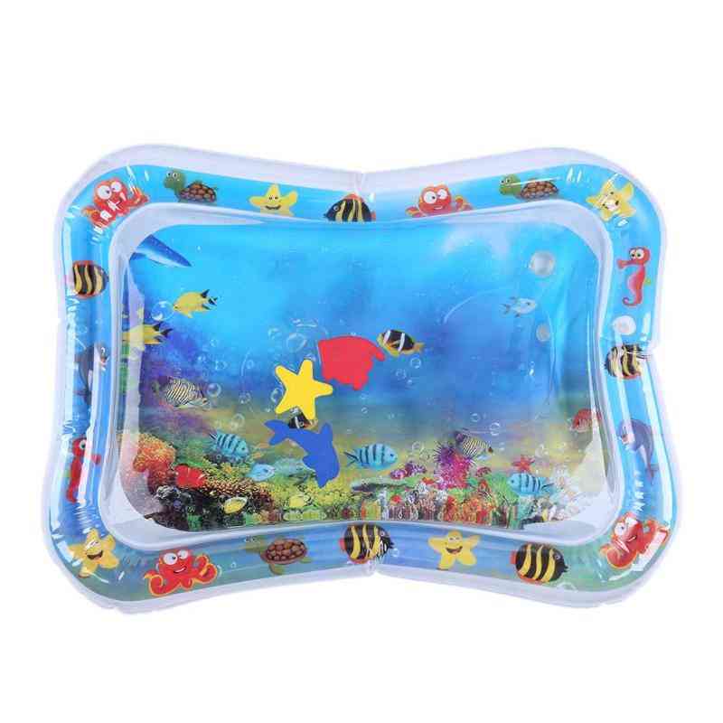Baby Kids Water Play Mat, Inflatable Infant Tummy Time Playmat
