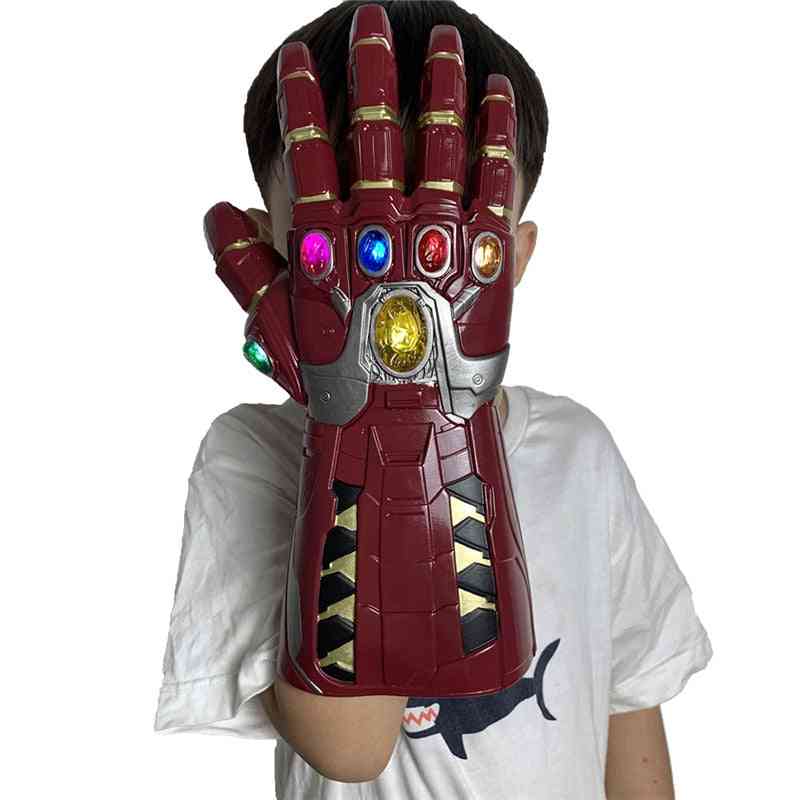 Led Light Iron Man Gloves - Tony Stark Superhero Cosplay Props