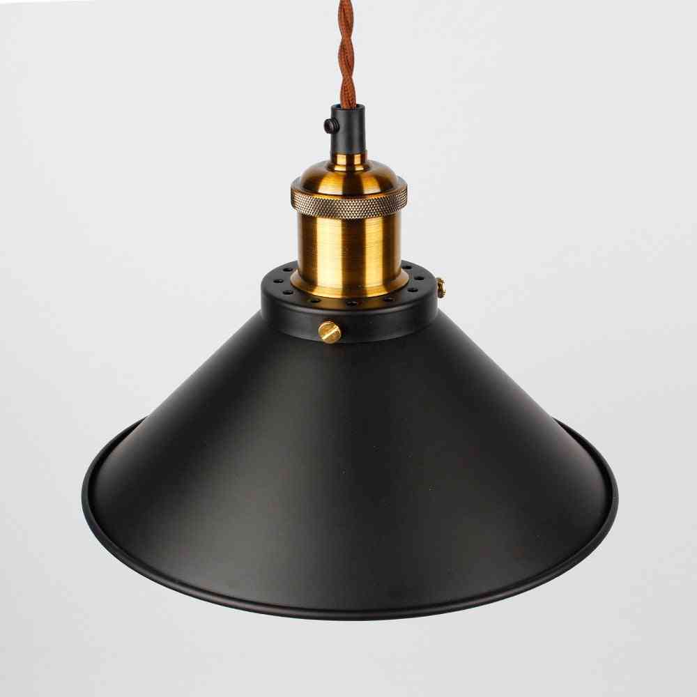 Suspension industrielle, éclairage edison, lumière vintage, lampe de remise en métal, luminaire en fer, bronze
