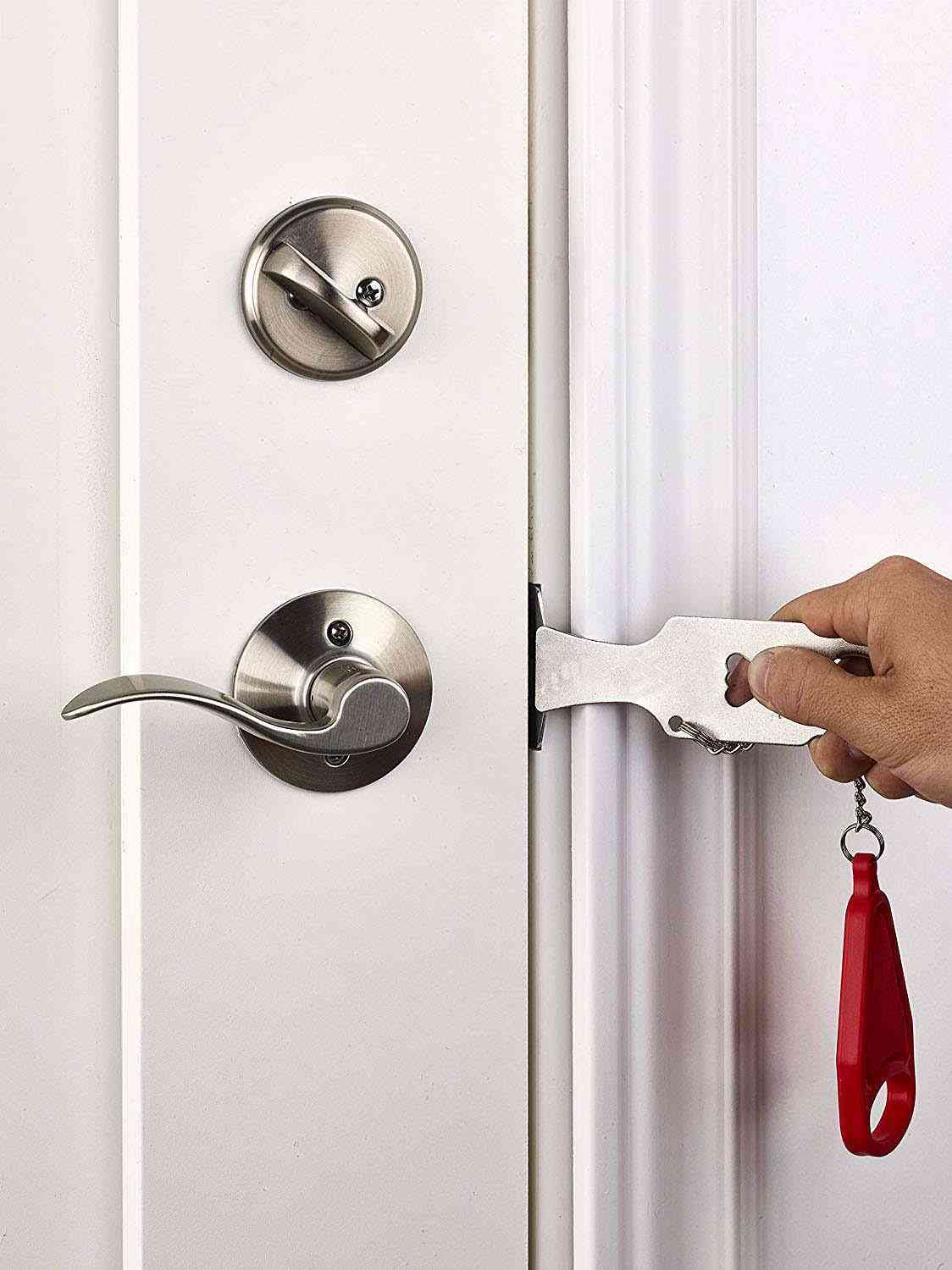 Fém hordozható biztonsági ajtózár helyettesíti a kompatibilitást