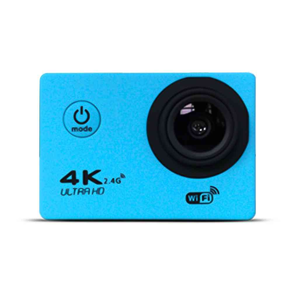 Câmera de ação ultra hd 4k câmeras wi-fi de 16 MP, câmera esportiva à prova d'água 4k 2 polegadas