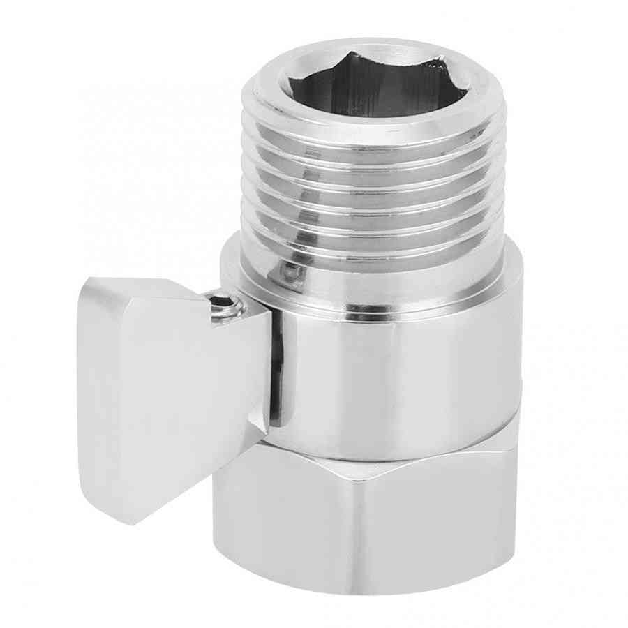 G1 / 2in duschhuvud avstängningsventilbrytare för duschflödesregulator, vattenbesparande ventiler för duschhuvud hand bidéspruta