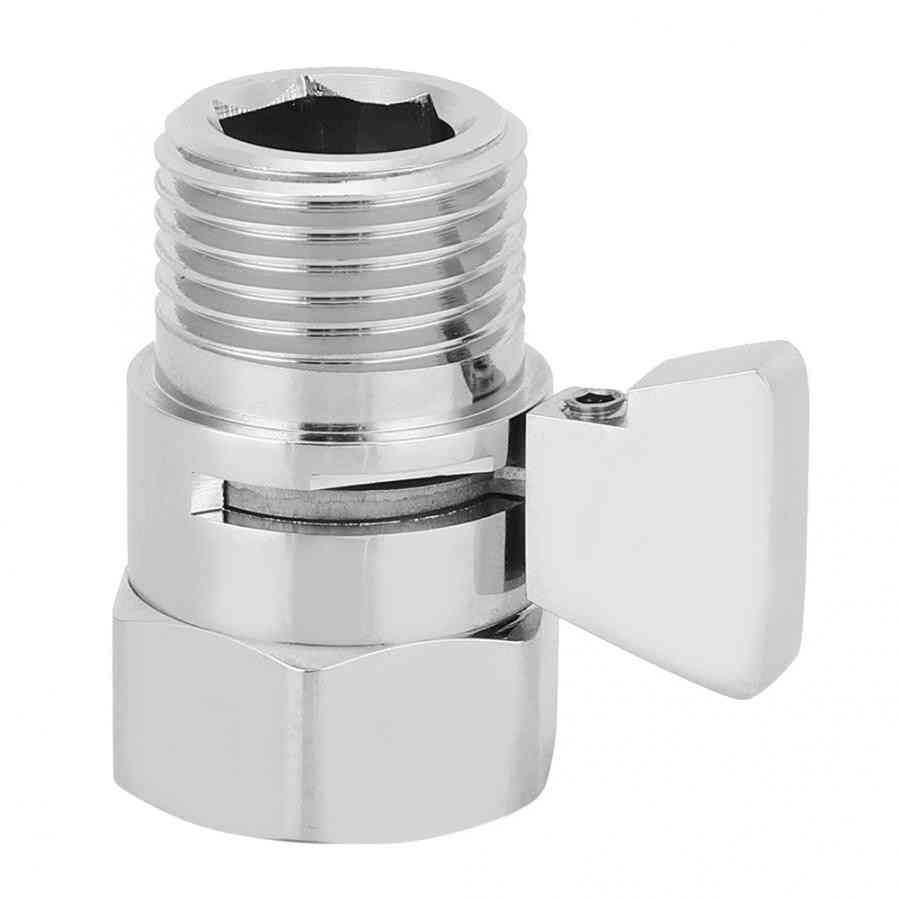G1 / 2in duschhuvud avstängningsventilbrytare för duschflödesregulator, vattenbesparande ventiler för duschhuvud hand bidéspruta