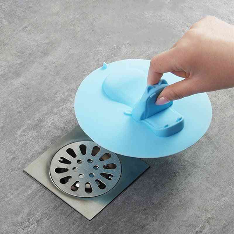 Silikonowa osłona odpływu podłogowego podkładka dezodorant do kanalizacji łazienkowej zaślepka zaślepka odpływu zlewu Akcesoria - l-200002984