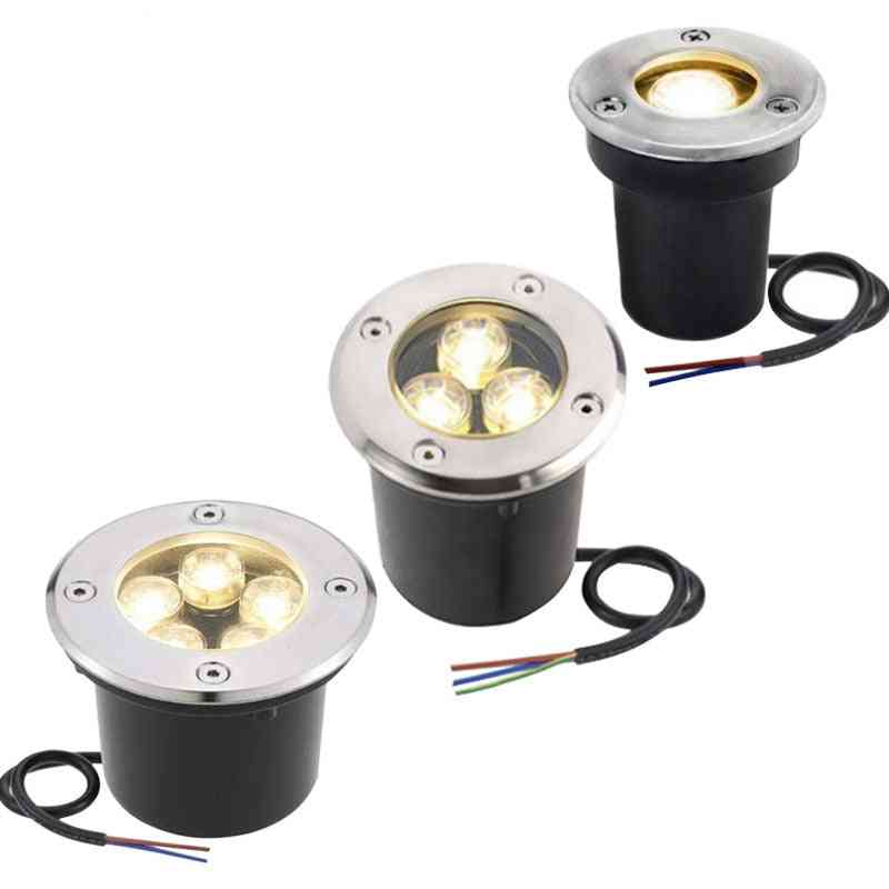 Waterproof Led Light Garden Underground 1w 3w 5w Ip67 For Outdoor With 85-265v /dc12v