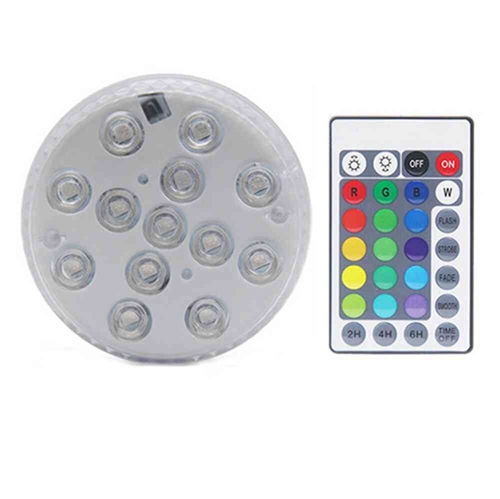 Rgb Submersible Light -with Magnet 13 Led For Underwater