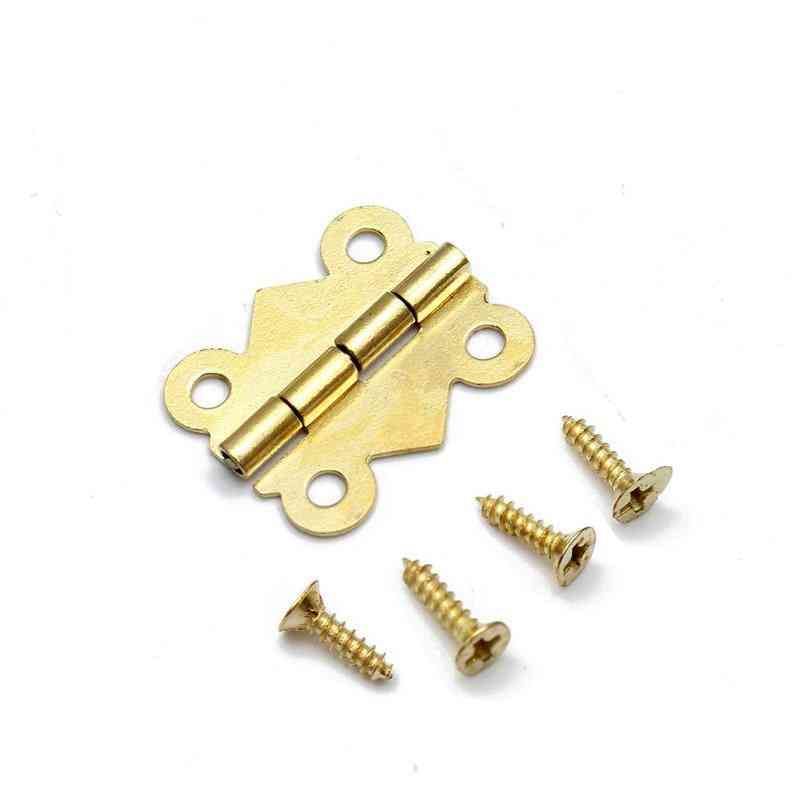 30pcs (20mm X17mm) Mini Butterfly Style Hinges