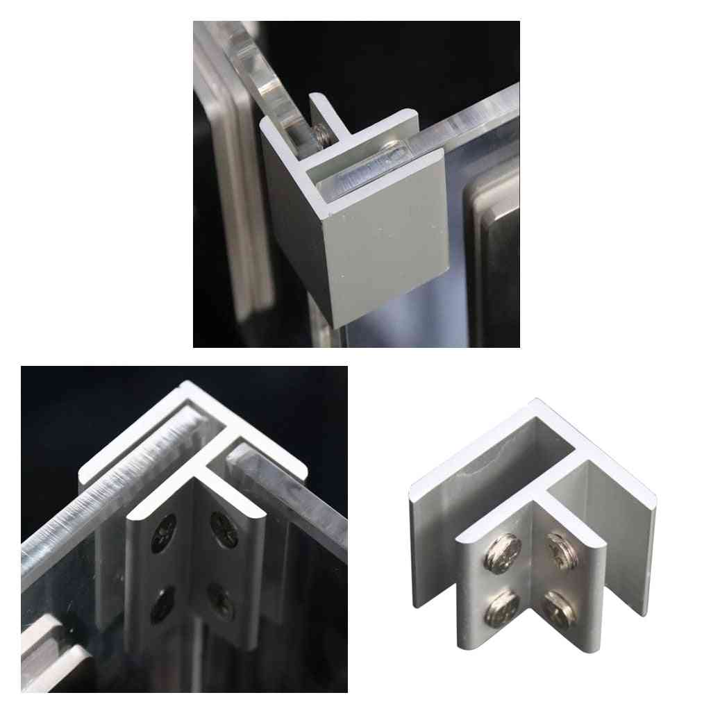 No Dril Glass Angle Clamp - Handrail Balustrade Bracket