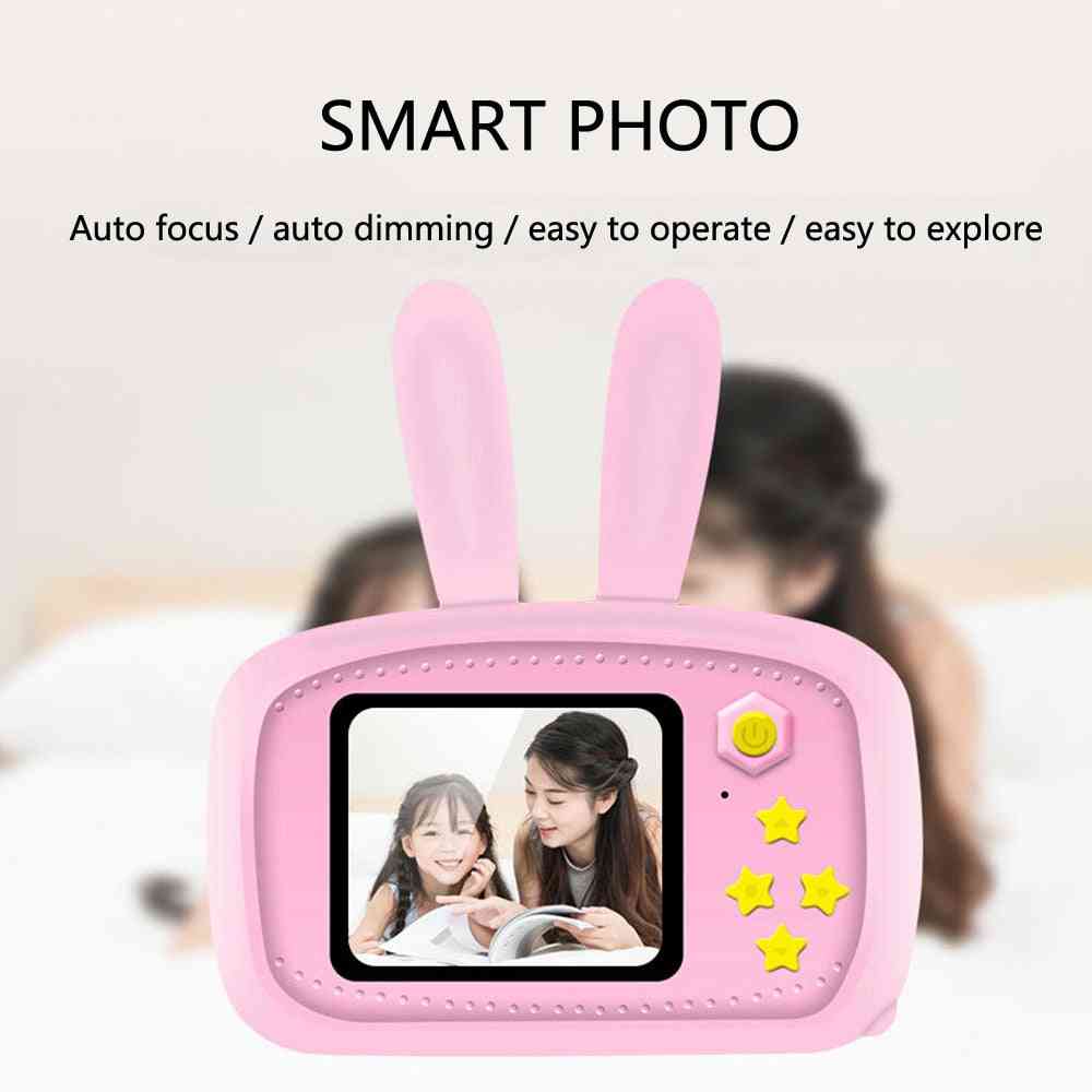 Smart kamera fuld hd-1080p, bærbart, videokamera - elektronisk legetøj til børn - blå 16 GB-kort