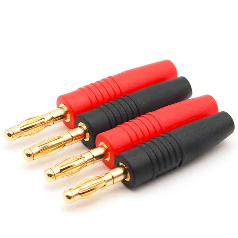 Gold Plated Musical-speaker Cable-wire Pin Banana Plug-connectors