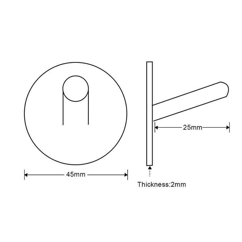 Self-adhesive, Wall-mounted Clothes Hooks