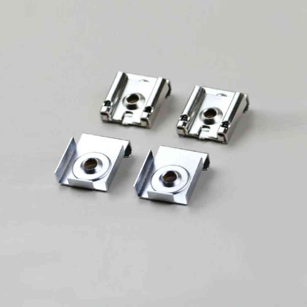Durable Practical Mirror Clips -square Shaped, Adjustable Wall Bracket