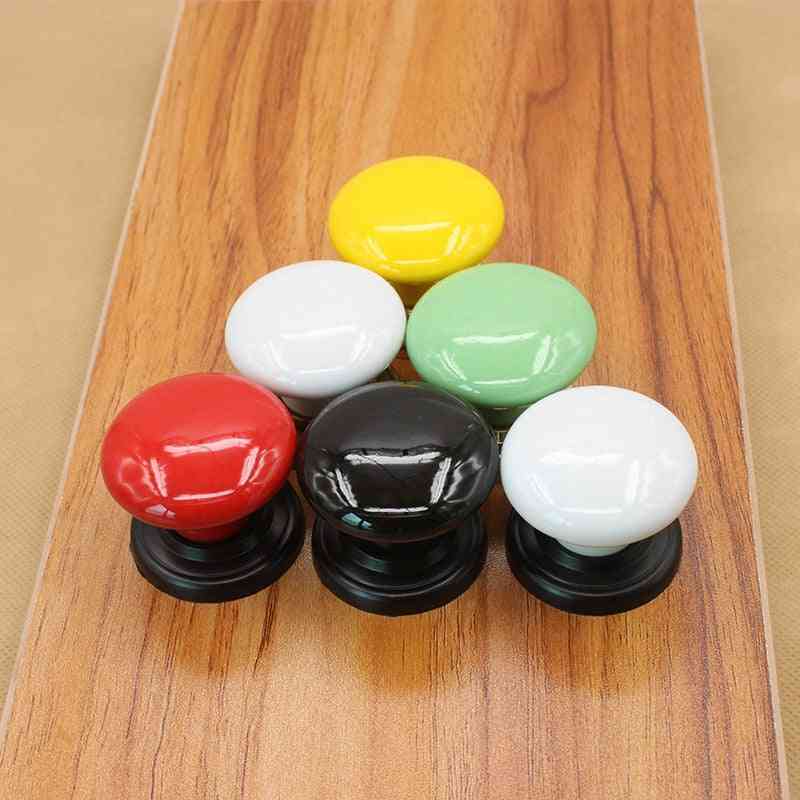 38mm  Colorful Ceramic Round Cabinet Knobs/pull Handles