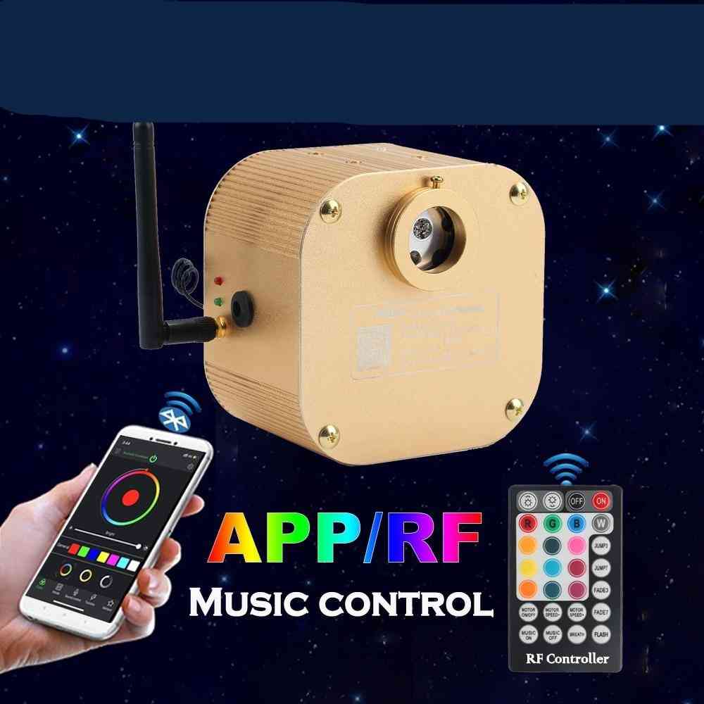 Bluetooth Twinkle Cree Chip Fiber Optic Engine Smartphone App Control ?music Control 16w Rgbw Led Light Driver For All Fibers
