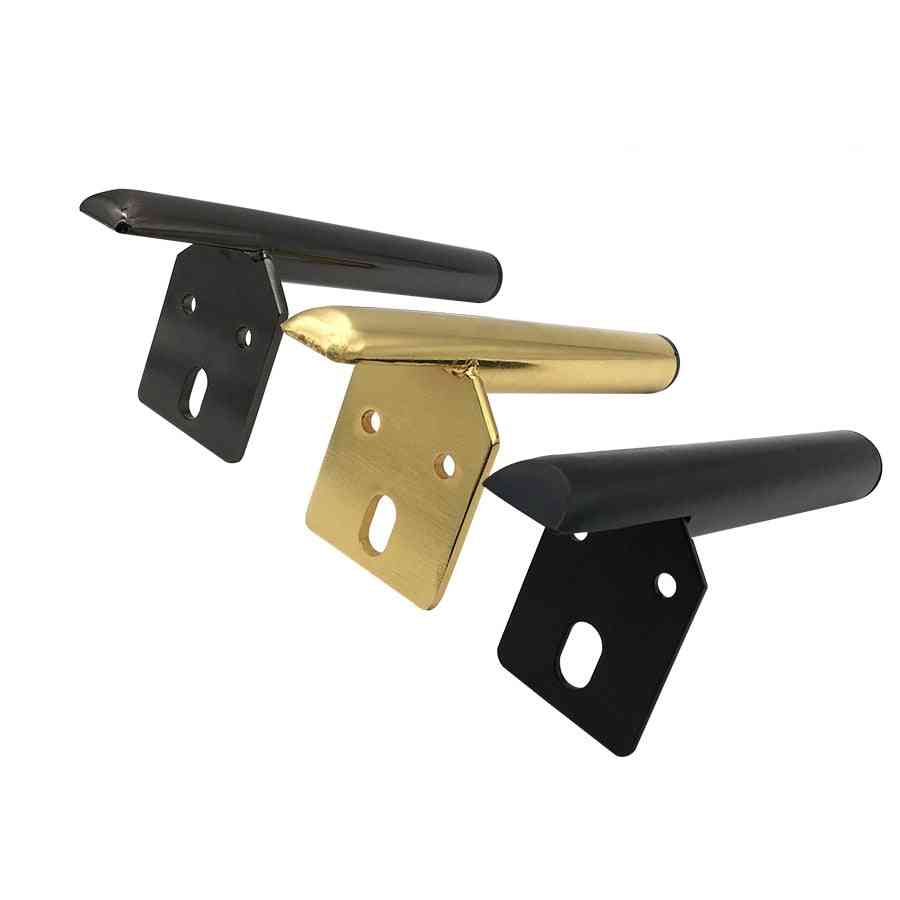 Helt nye metal møbler bordben til sofa skab garderobe tv skab skammel stol fødder højde 13/15 / 18cm - guld 18cm