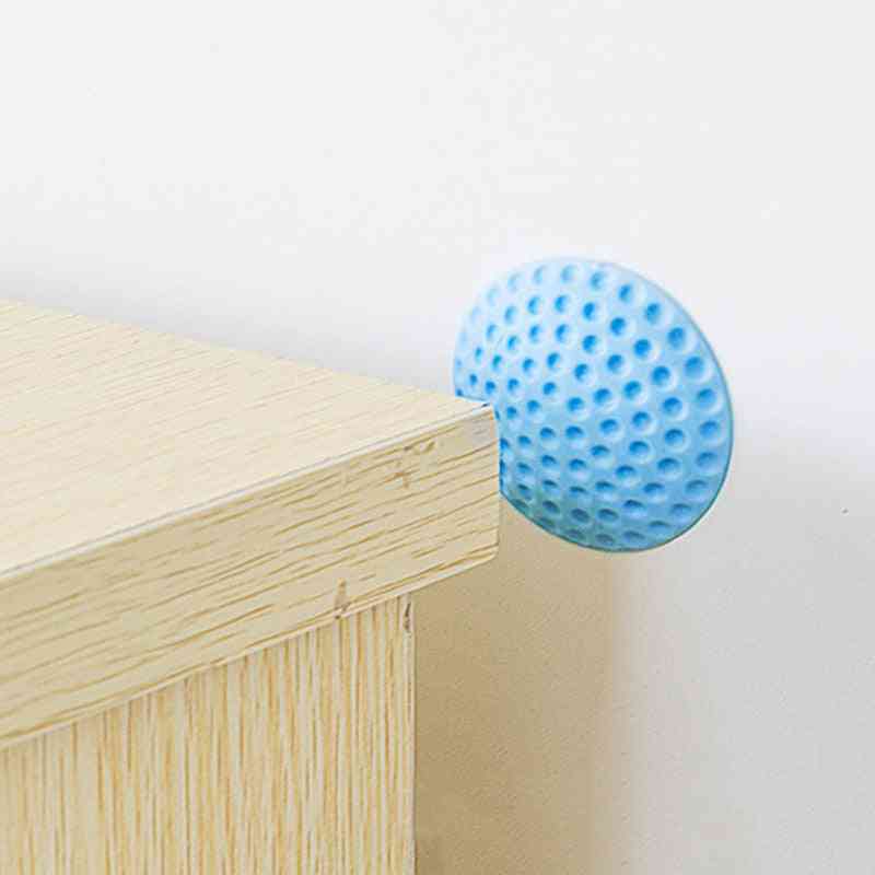 Silicone Rubber Door Stopper, Self Adhesive Wall Protector
