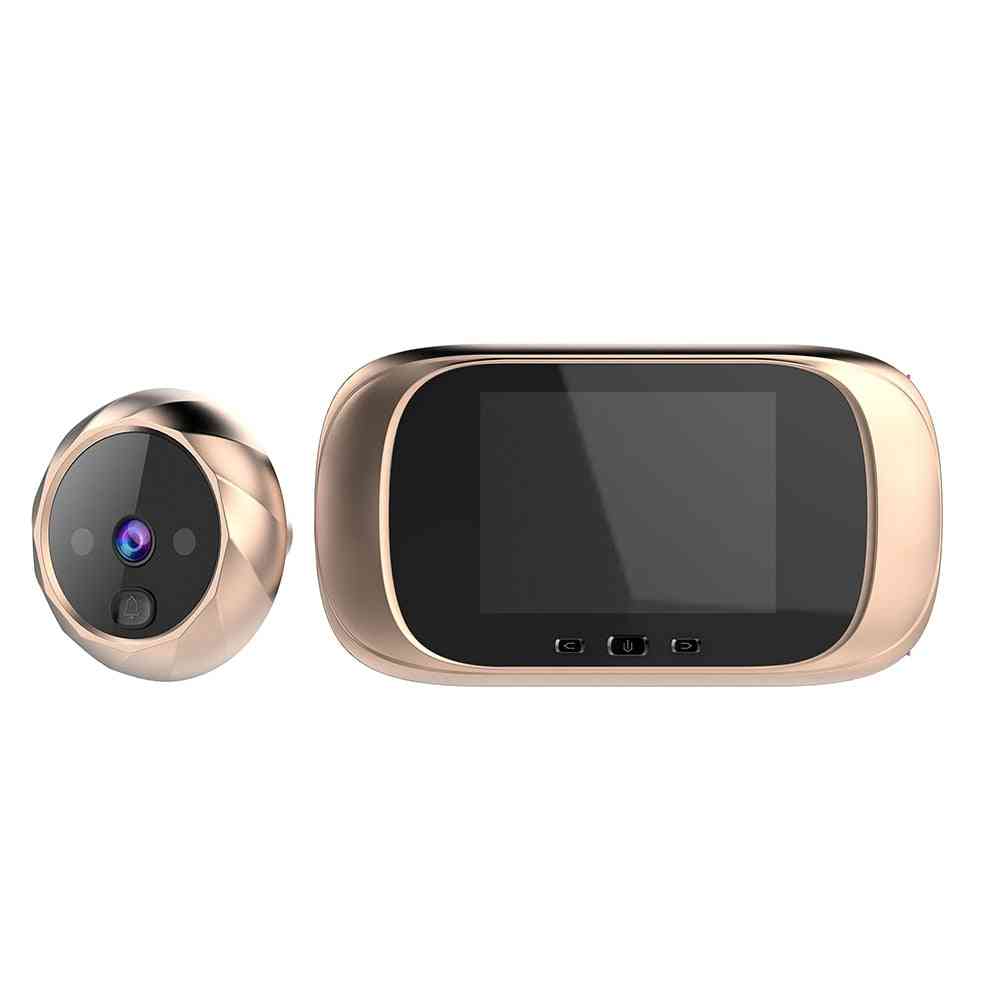 Digital Electronic Door Viewer, Peephole -camera Screen Bell For Home Security
