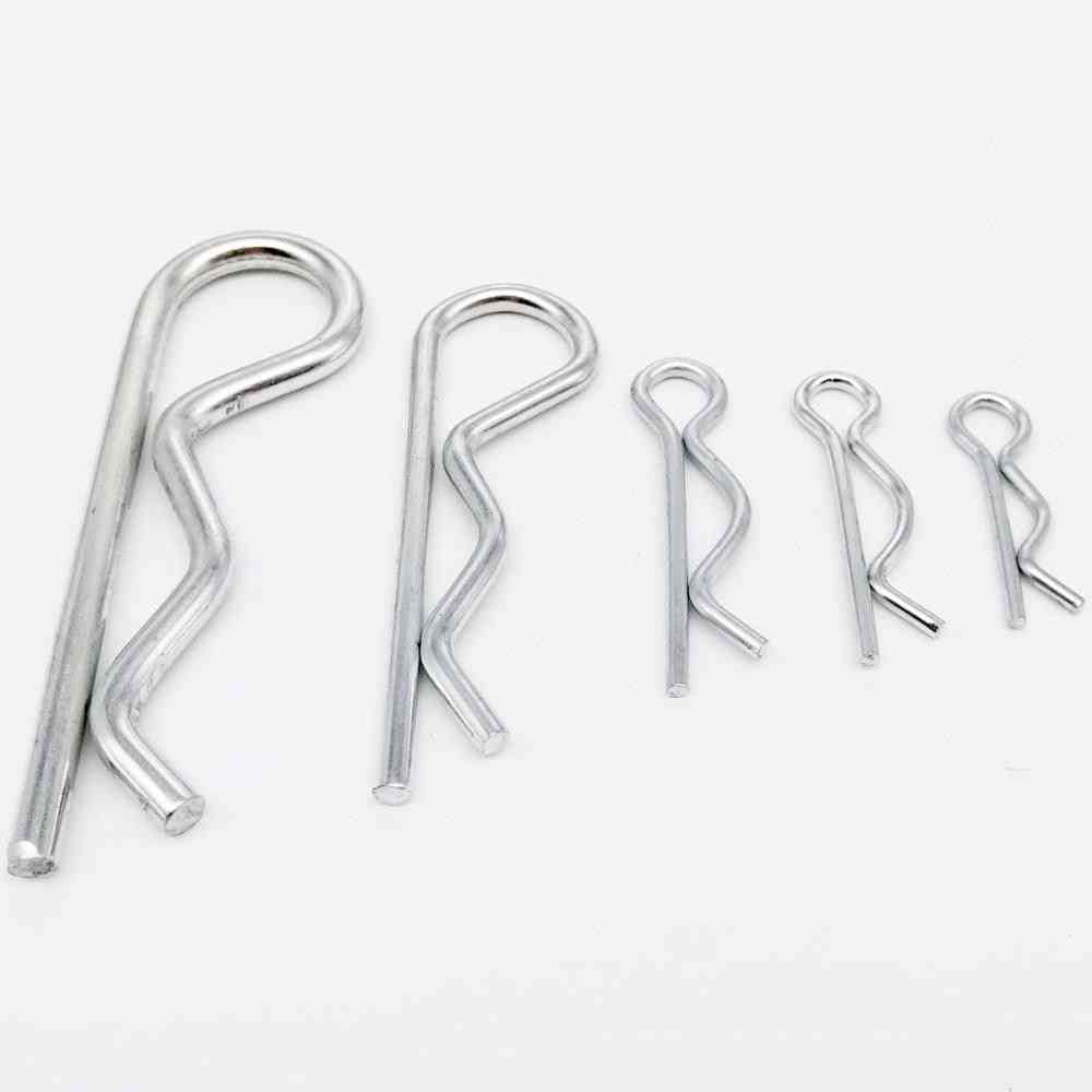 M1 To M4 Steel R Type Spring Cotter Pin - Wave Shape Split Clip Clamp Hair Tractor For Car Rod Diameter