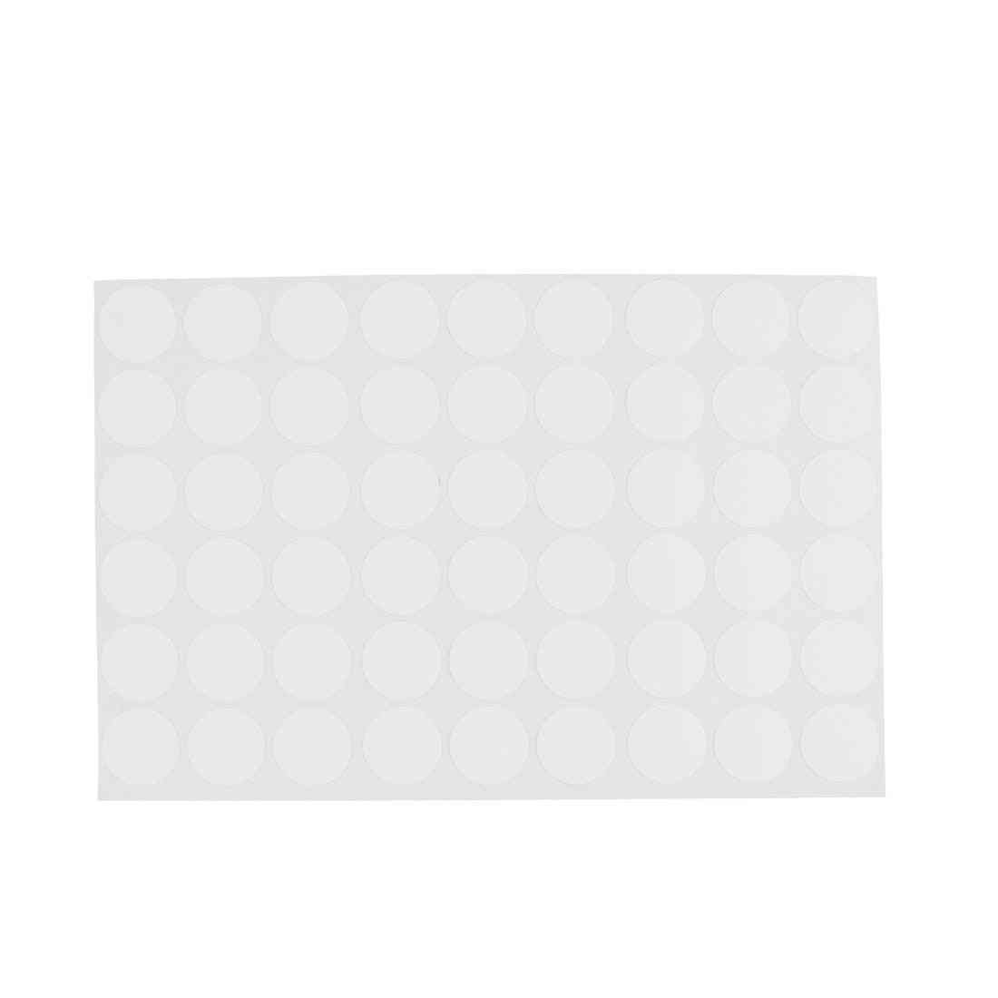 Zelfklevende schroefdeksels / sticker-54 in 1 voor kleerkast of kast (wit) -
