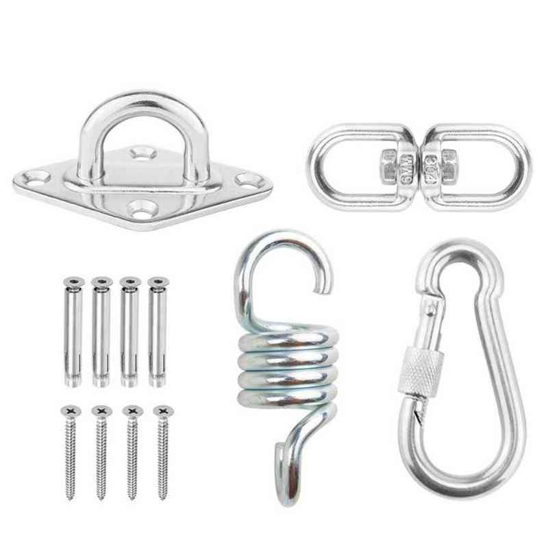 Ultimate Hanging Accessories Kit, 500 Lb Capacity Spring, Swivel Hook