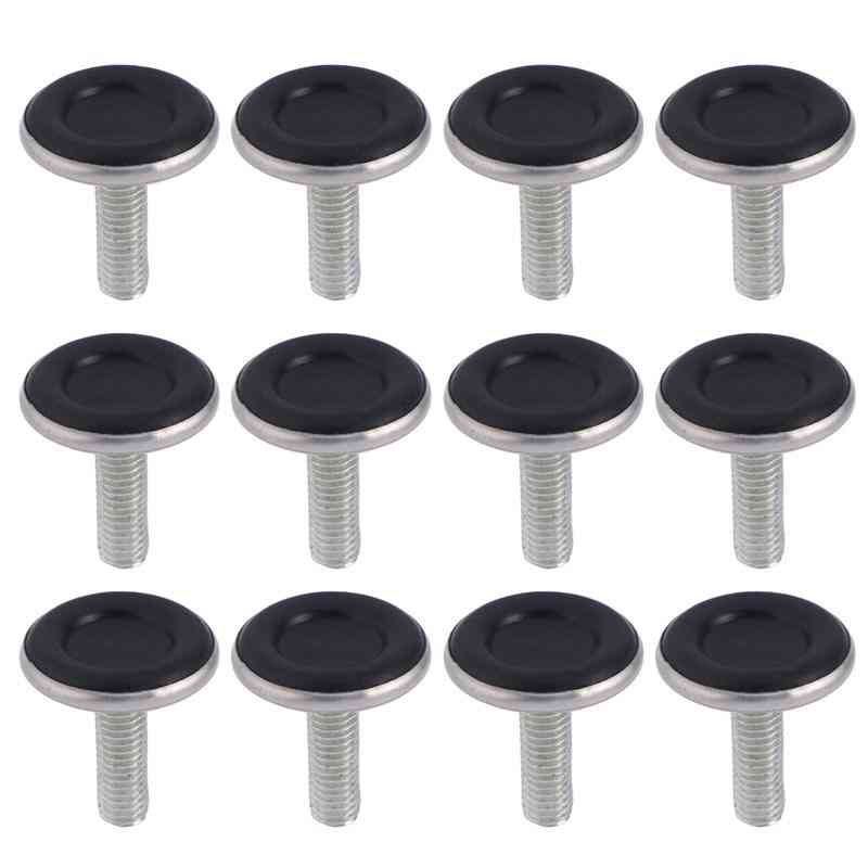 12 Pcs Of Chair /table Foot Protective Pad With M8 Screws