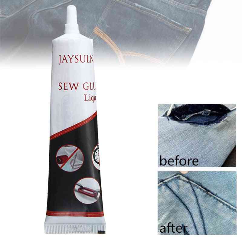 50ml Safe Liquid Fabric Adhere Sew Glue - Repairing For Clothes