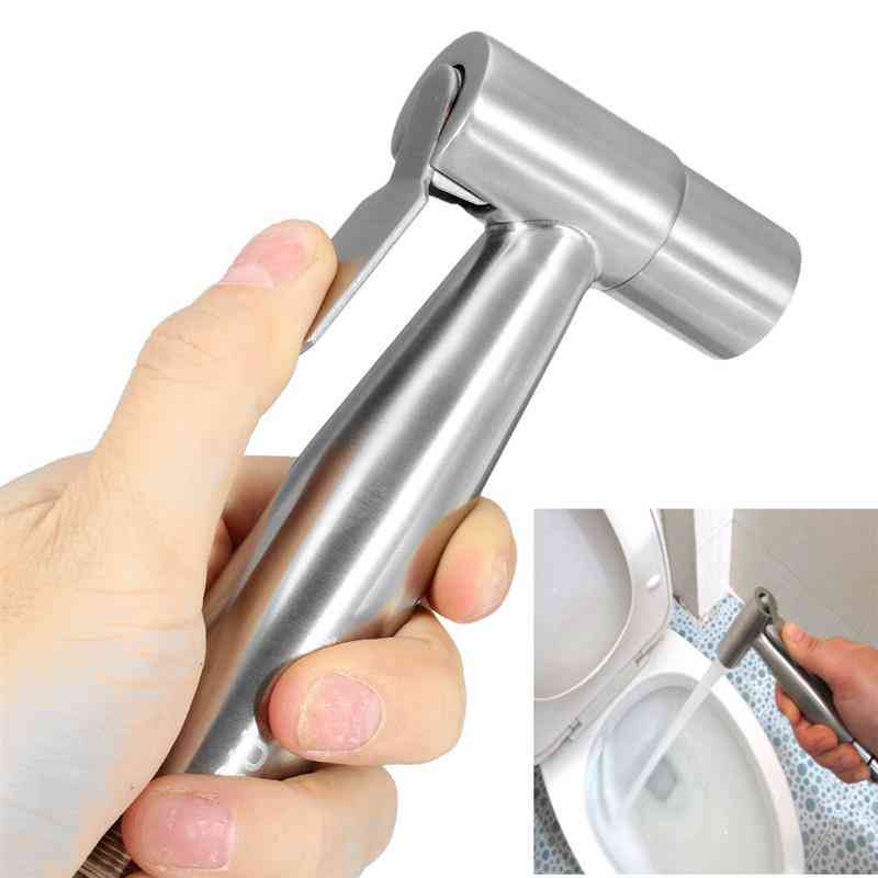 Hand bidé shattaf spray-handhållen toalett spruta set