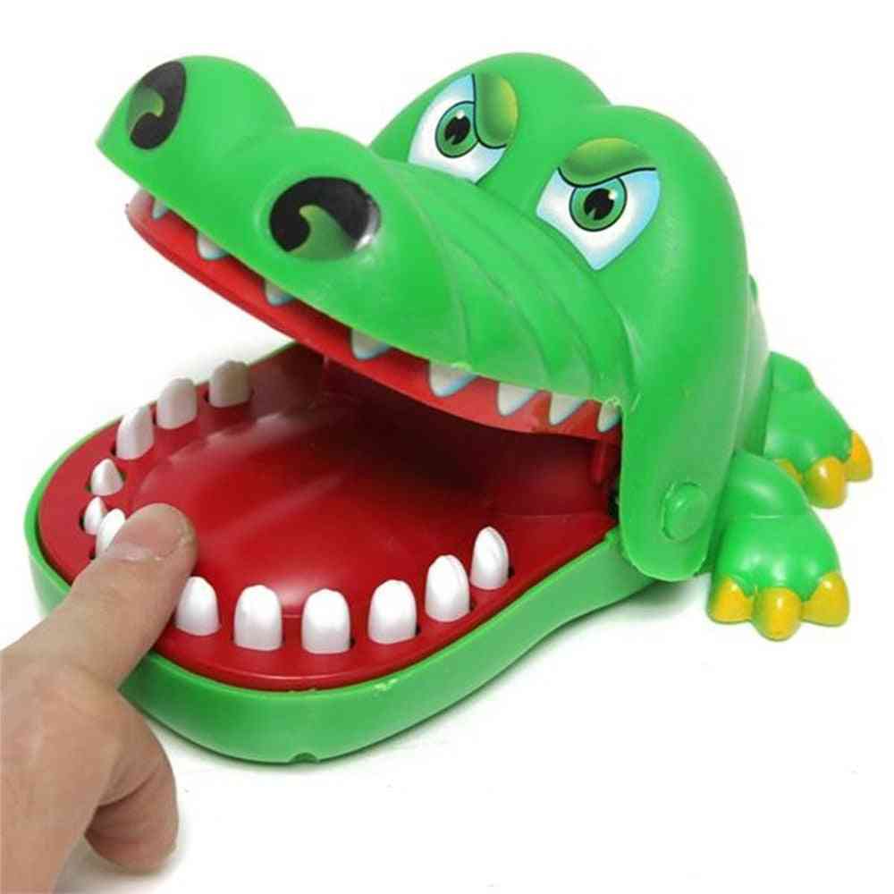 Nuevo y creativo, tamaño pequeño, boca de cocodrilo, dentista, mordedura, juego de dedos, juguete divertido para niños, juego divertido